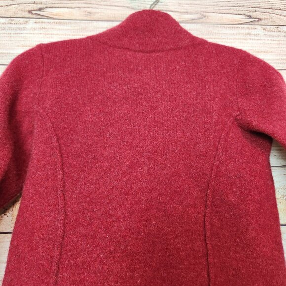 Eileen Fisher Women's Wool Coat Jacket Size XS Pockets Big Buttons Boxy READ - Picture 12 of 14